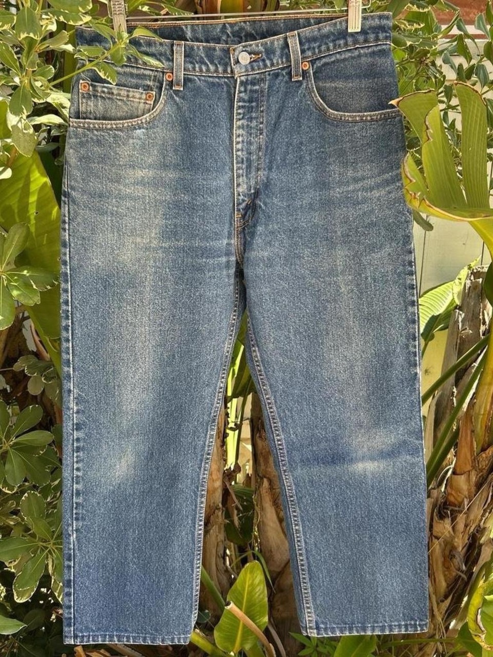 Vintage 1998 Levi’s 505 Jeans 34x30 USA Made Straight Leg Blue Denim 33x24
